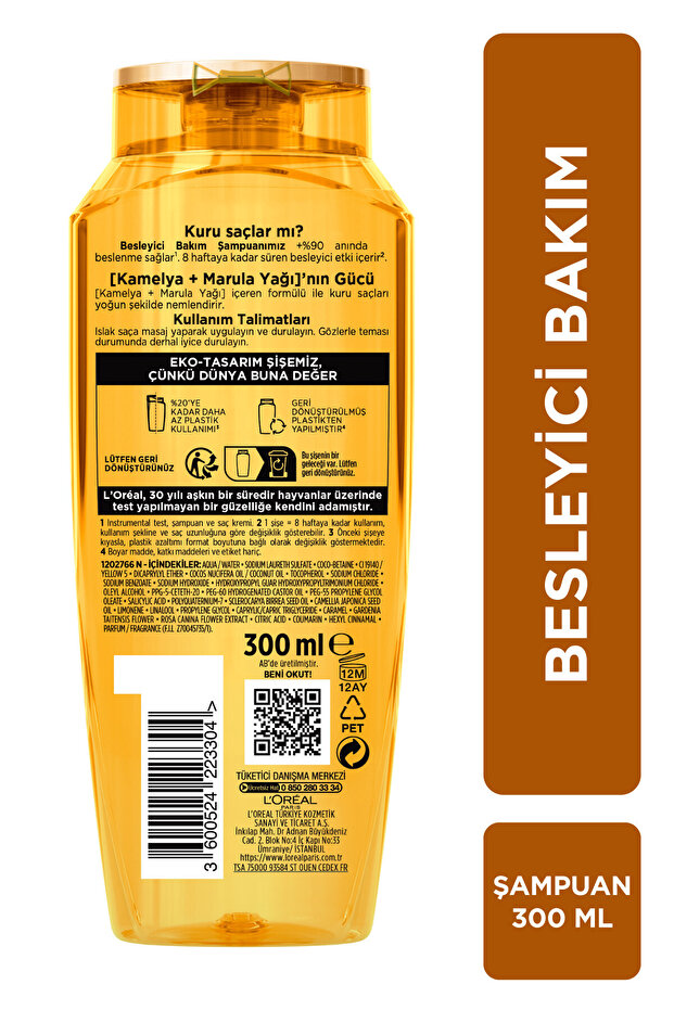 Mucizevi Yağ Besleyici Bakım Şampuan 300ml 3'lü Set - 8