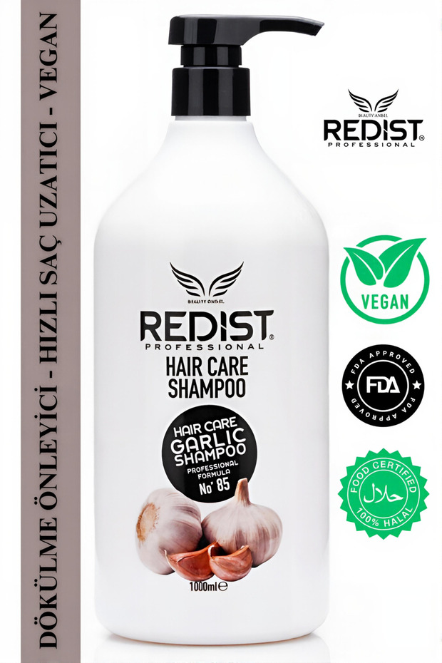 Anti-Hair Loss Shampoo with Garlic Content for Shedding and Late Growth Hair 1000 ml - 1