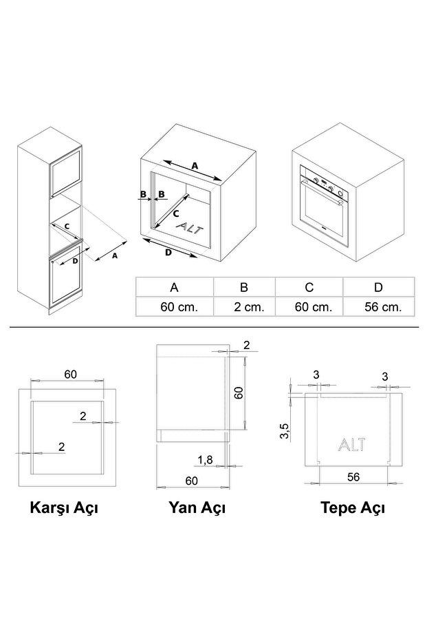 8220 Ank. QS Büyük Pop-up 9 Fonk Siyah Cam Power Turb - 7