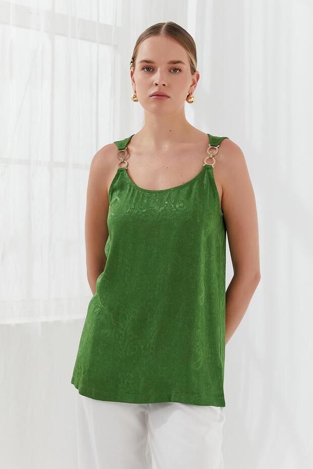 12341 BLUZ YEŞİL - 3