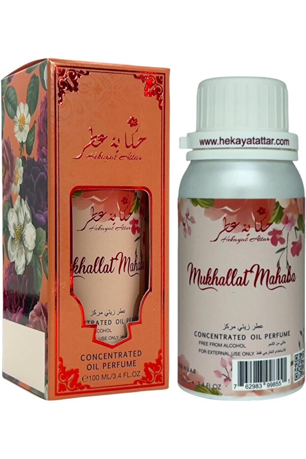 MUKHALLAT MAHABA 100 ML CONCENTRATED OIL PERFUME