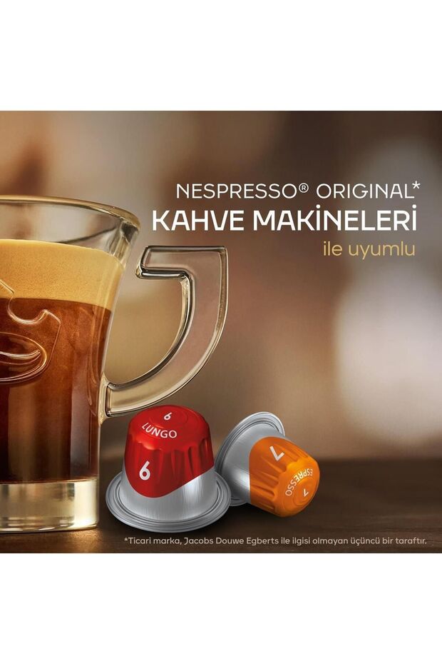 CAPSULE LUNGO 8 İNTENSE KAHVE 10 LU 5 PAKET - 6