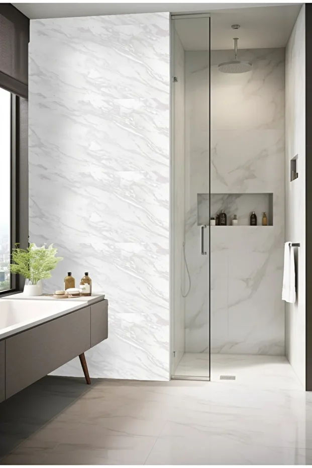 CodeK-10 Kendinden Yapışkanlı FOLYO KARO Suya Dayanıklı Mutfak Banyo Zemin Kaplama 30x30 Cm(4 ADET) - 8