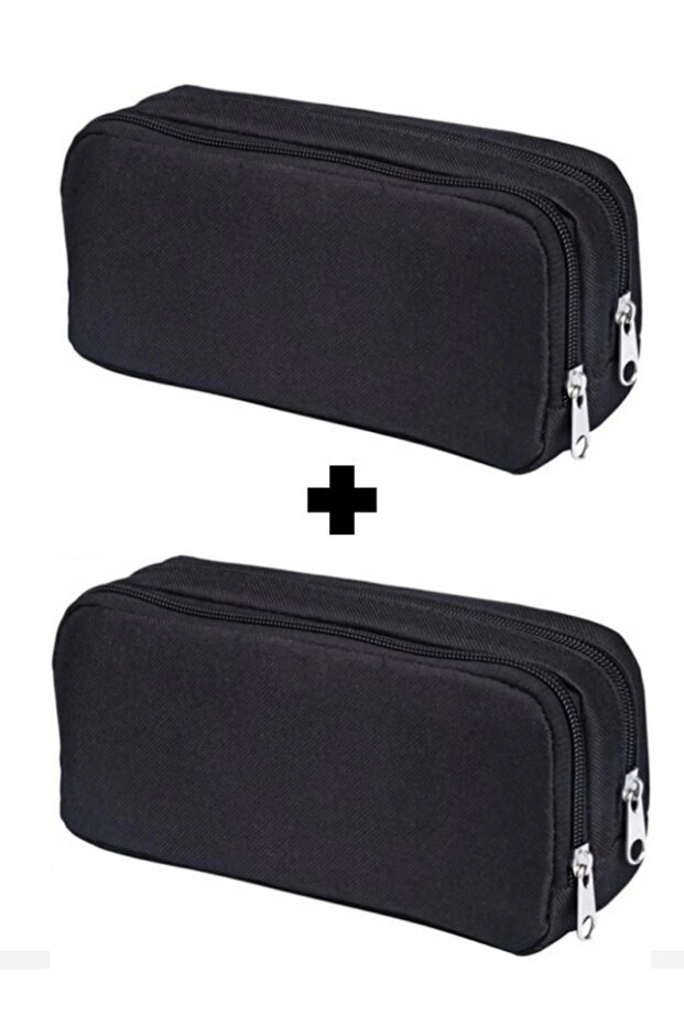 Br-3020 Black Pencil Case Single Compartment Triangle