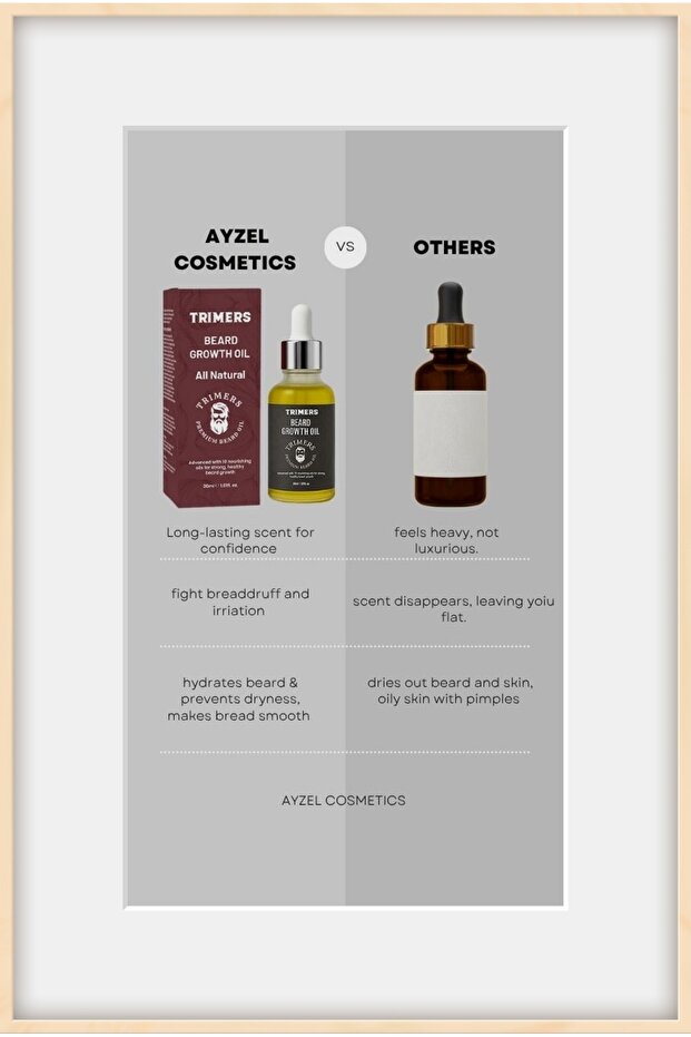 Trimers beard growth oil