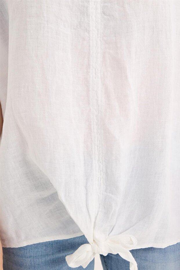 بلوزة كتان - 4