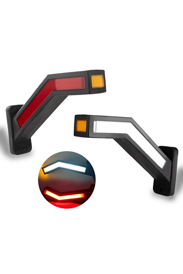 Clearance Light Set, Full LED, Dynamic Signaling, Unique Design, 3 Functions, 12-24V, Universal - 1