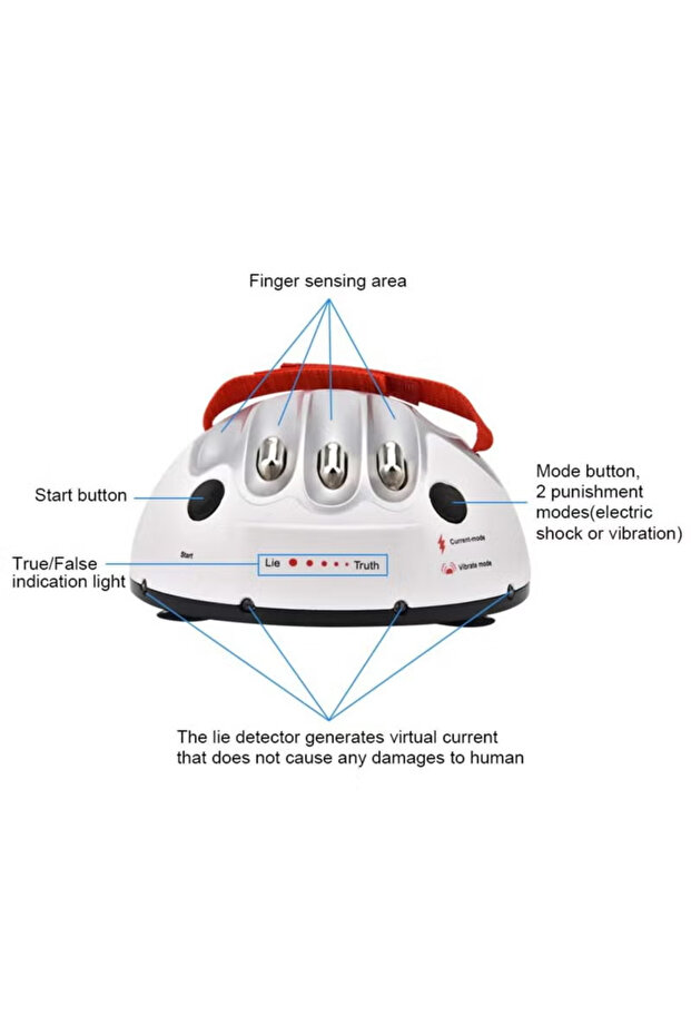 Funny Party Electric Shock Lie Detector Entertaining, Unique Design Toy - 5