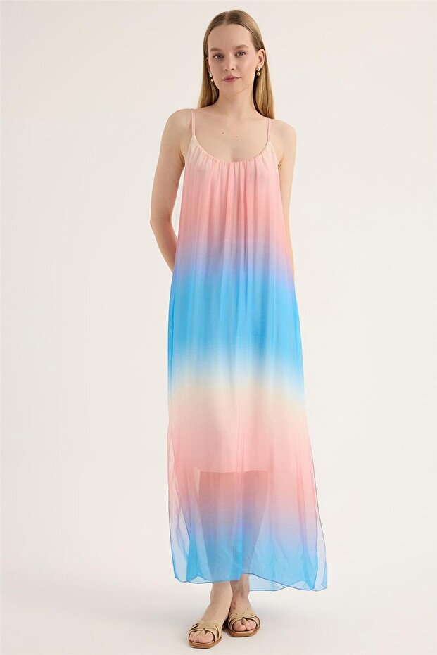 Rainbow Sütyen Askı Elbise - 1