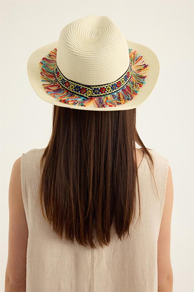 Paper Border Colored Hat - 4