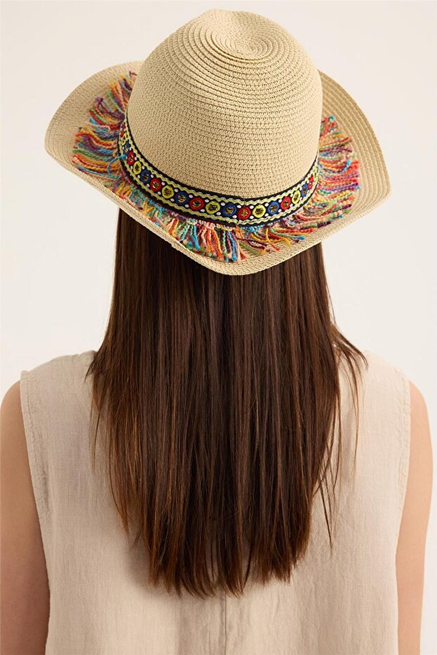 Paper Border Colored Hat - 3