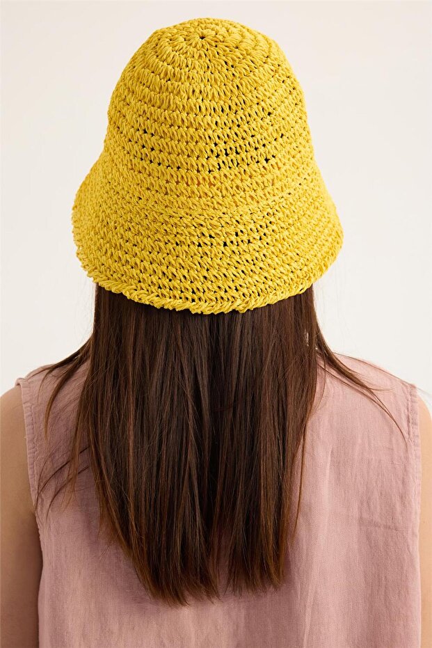 قبعة محبوكة من الورق - 3