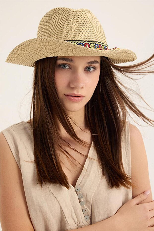 Paper Border Colored Hat - 1