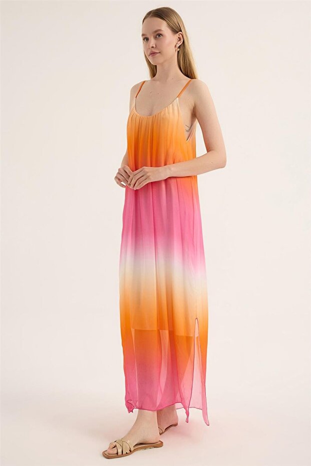 Rainbow Sütyen Askı Elbise - 2