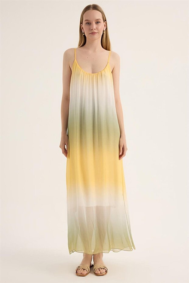 Rainbow Sütyen Askı Elbise - 1