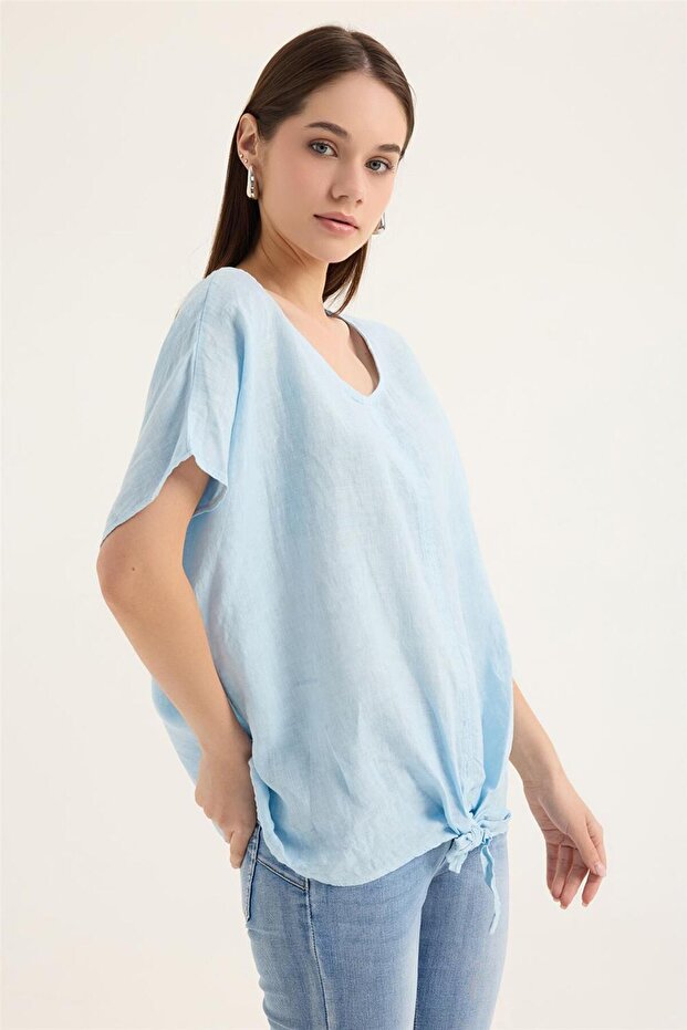 بلوزة كتان - 3