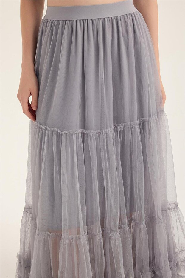 Fusta lungă din tul - 4