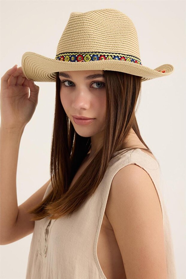 Paper Border Colored Hat - 2