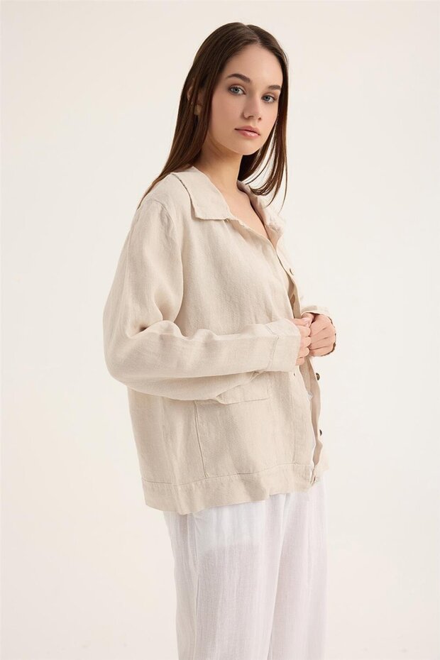 Keten Ceket - 3