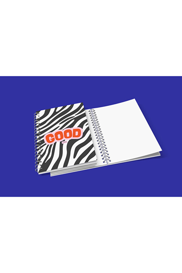 دفتر ملاحظات إدي A5 حلزوني غير مسطر للمدرسة - 2