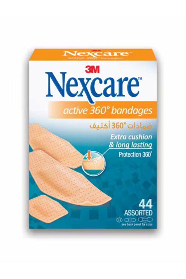 576-50DP Assorted Active Bandages – 44 Pieces