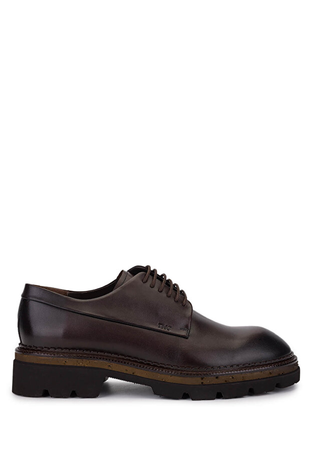 Men's Genuine Leather Brown Casual Shoes