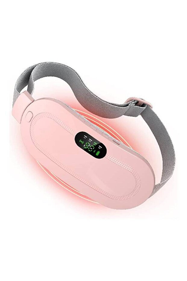 Cordless Period Heating Pad – Electric Belt with 3 Heat & 4 Massage Modes for Cramps & Pain Relief