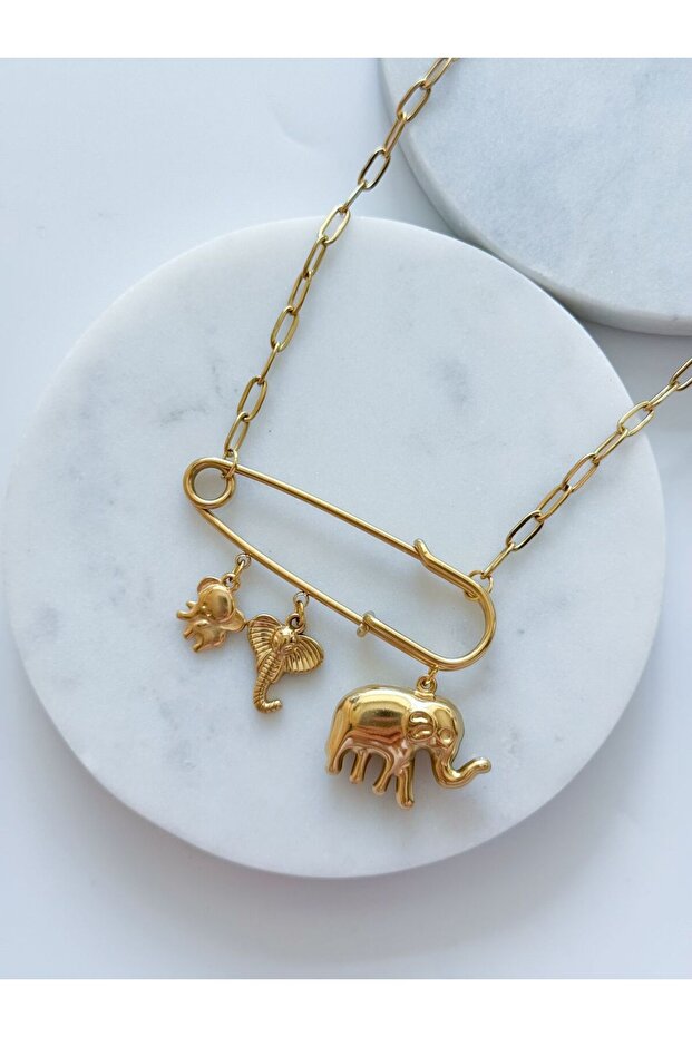 ÇELİK İĞNE CHARM KOLYE - 1