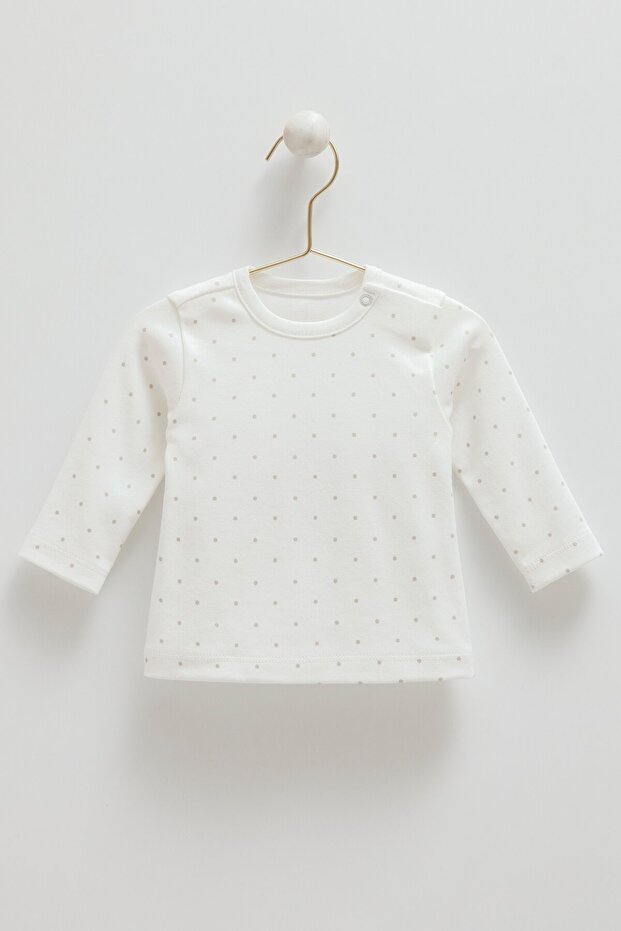 03-18 Month Size Range Teddy Triple Set - Ecru - 2