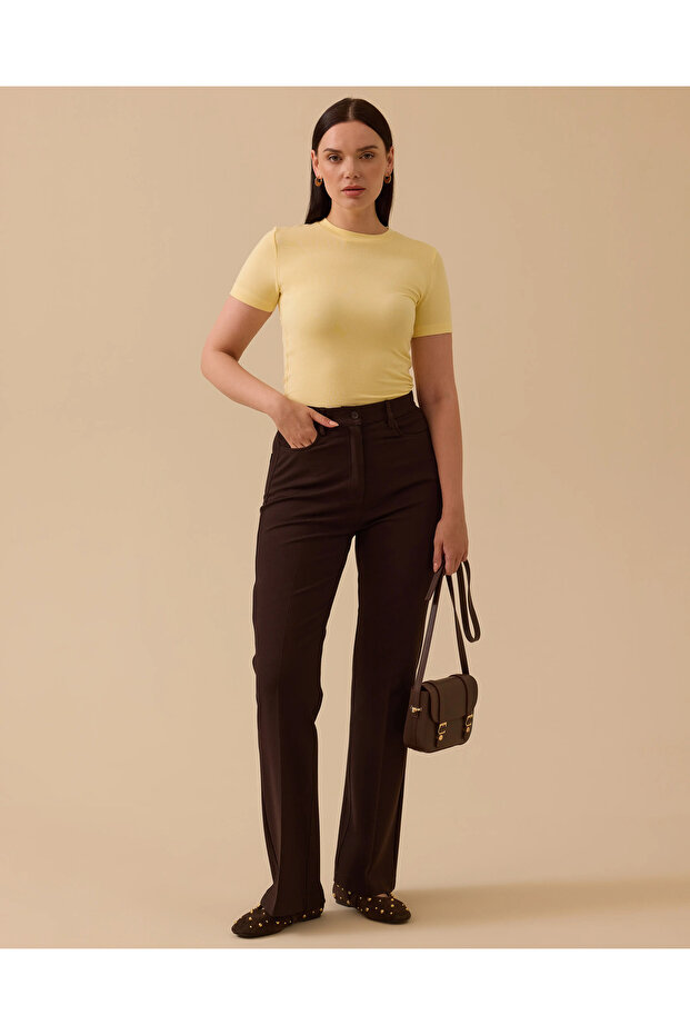 Aila İspanyol Paça Pantolon - 1