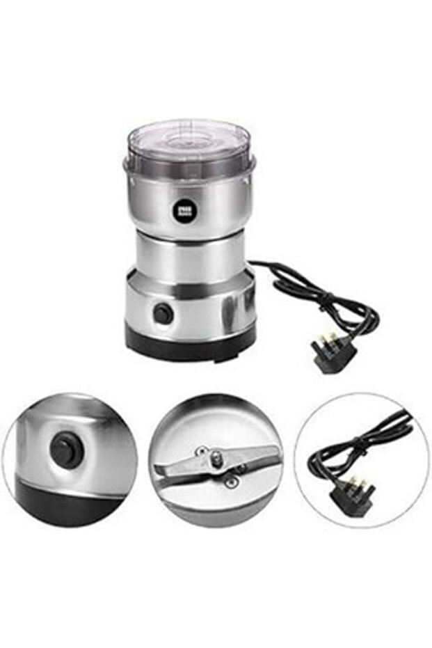 NM-8300 Electric Grinder | 150W Stainless Steel Spice & Coffee Grinder with Metal Blade