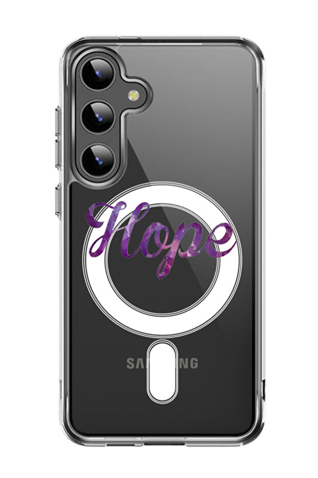 Case for Samsung Galaxy S24 6.2-inch Compatible with MagSafe, Shockproof Phone Bumper Cover Hope