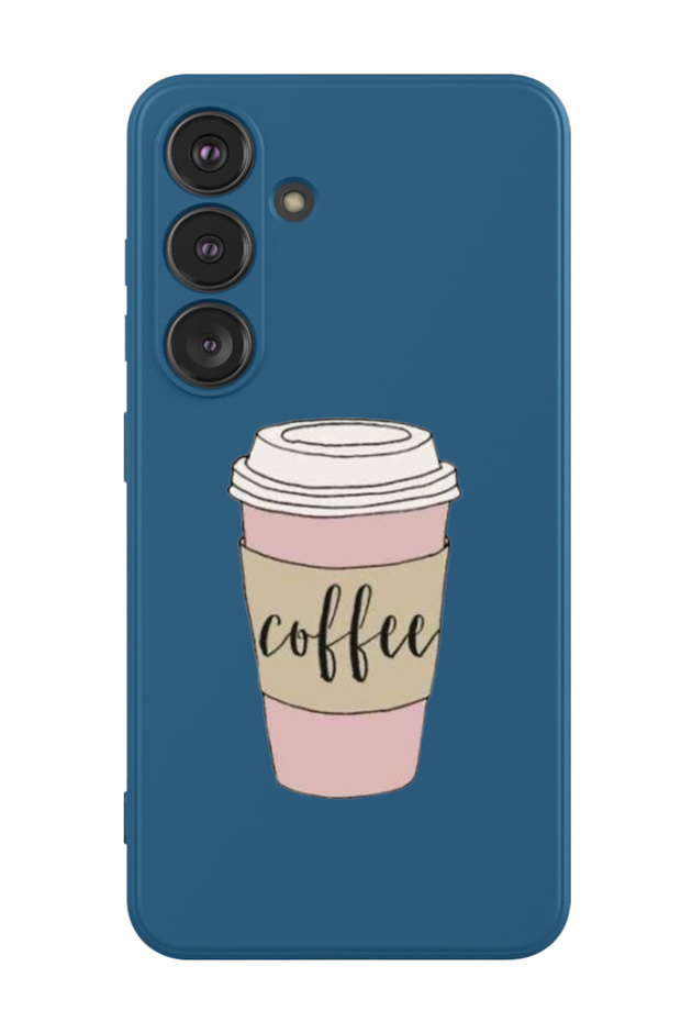 Protective Liquid Silicone Shockproof Case For Samsung Galaxy S24 Plus (Blue) - Coffee (2)