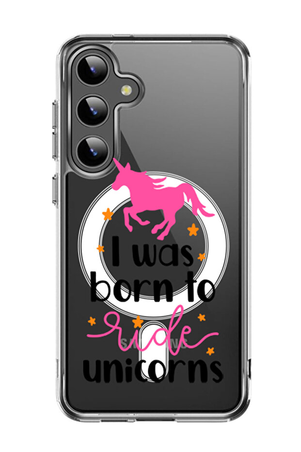 Case for Samsung Galaxy S24 Plus Compatible with MagSafe, Shockproof Bumper Cover I was borncopy