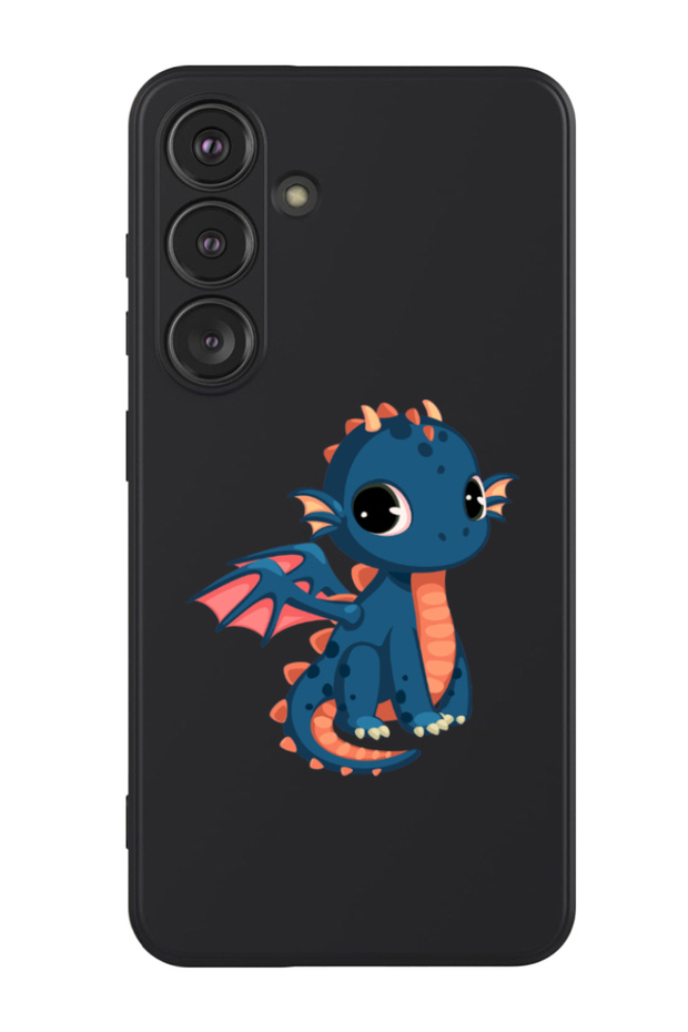 Protective Liquid Silicone Shockproof Case For Samsung Galaxy S24 Plus (Black) - dragon