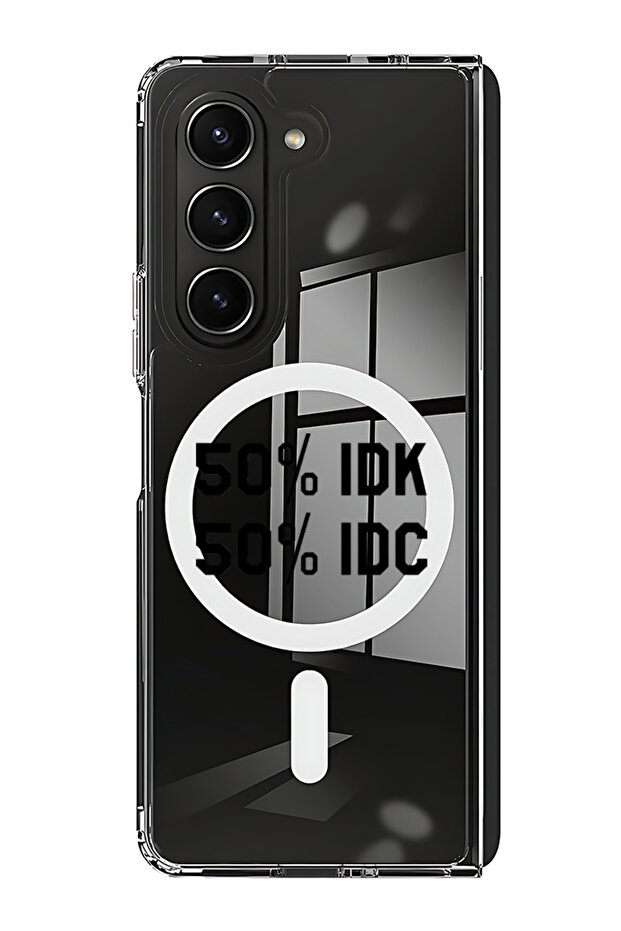 Case for Samsung Galaxy Z Fold 5 Compatible with MagSafe, Shockproof Phone Bumper Cover IDK IDC