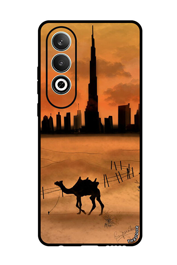 Protective Case For OnePlus Nord CE 4 Sunset Camel Burj Khalifa