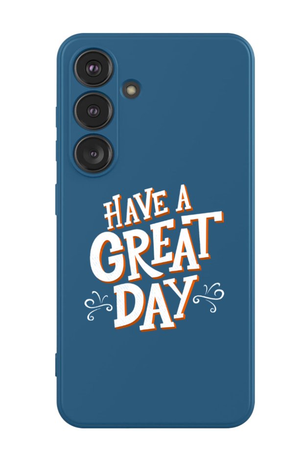 Protective Liquid Silicone Shockproof Case For Samsung Galaxy S24 Plus (Blue) - have a great day