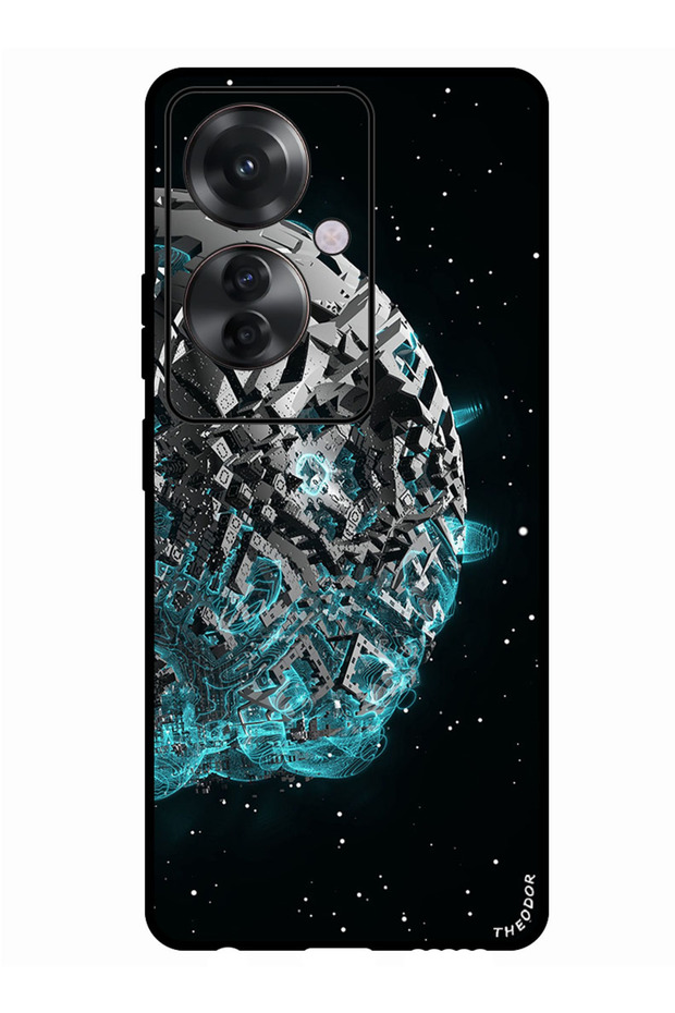 Protective Case Anti Scratch Shock Proof Bumper Cover For Oppo Reno 11F spaceship_scifi_space