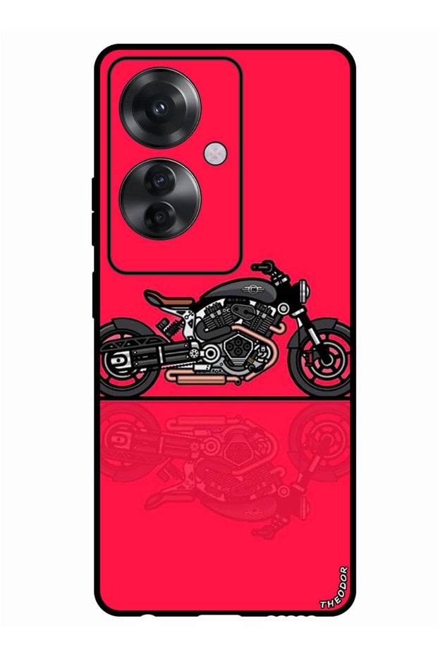 Protective Case Anti Scratch Shock Proof Bumper Cover For Oppo Reno 11F Sports Bike