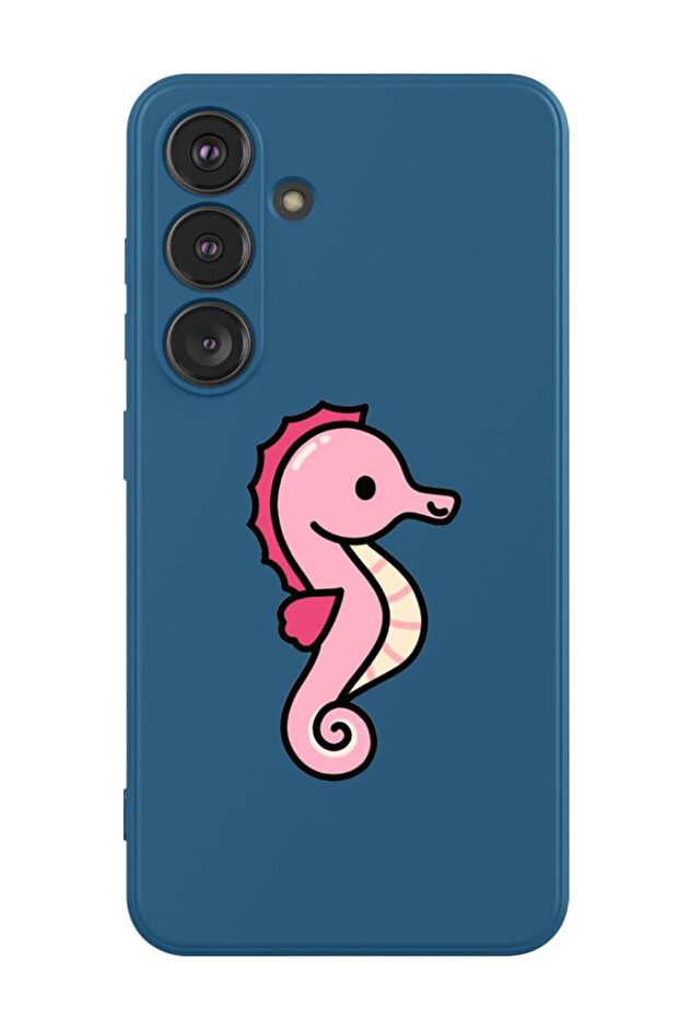 Protective Liquid Silicone Shockproof Case For Samsung Galaxy S24 Plus (Blue) - Seahorse