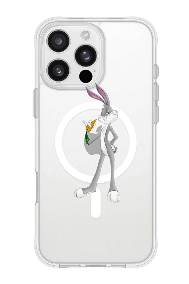 iPhone 16 Pro Max Magsafe Case for iPhone Shockproof Phone Bumper Cover - rabbit (2)
