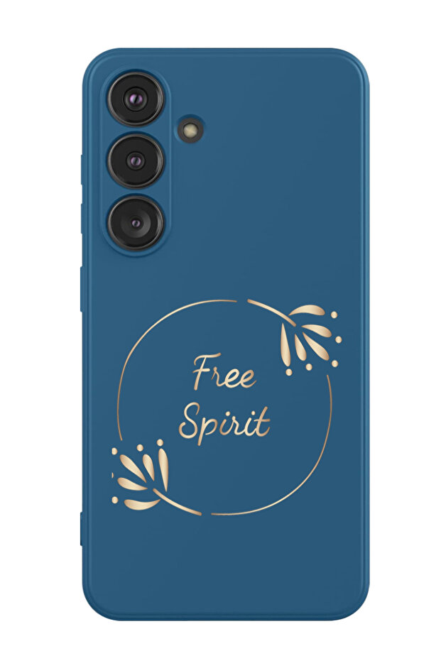 Protective Liquid Silicone Shockproof Case For Samsung Galaxy S24 Plus (Blue) - Free Spirit Circle
