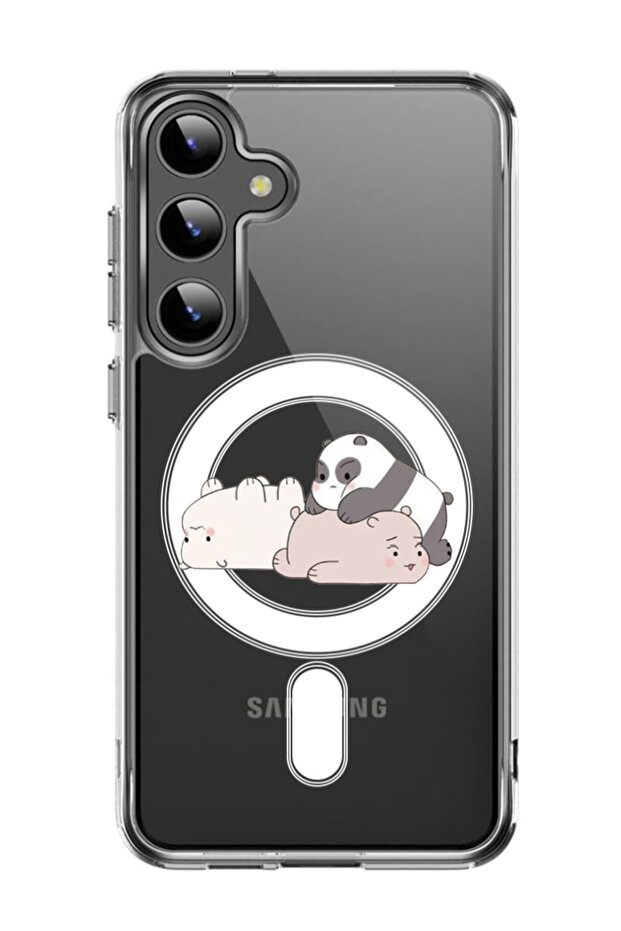 Case for Samsung Galaxy S24 Plus Compatible with MagSafe, Shockproof Bumper Cover P&a friends