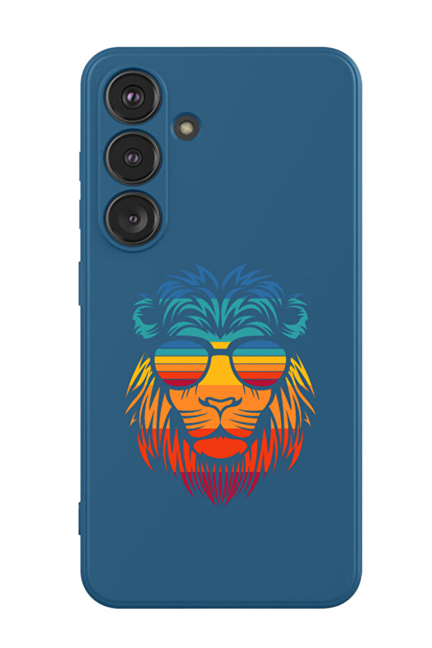 Protective Liquid Silicone Shockproof Case For Samsung Galaxy S24 Plus (Blue) - lion