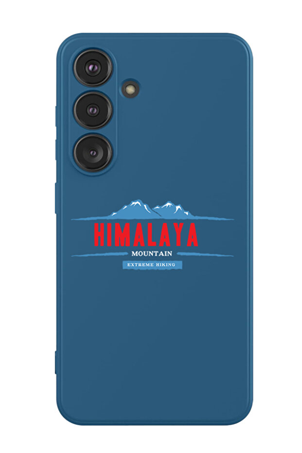 Protective Liquid Silicone Case For Samsung Galaxy S24 Plus (Blue) - Himalaya extreme hiking