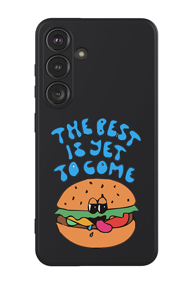 Protective Liquid Silicone Shockproof Case For Samsung Galaxy S24 Plus (Black) - Best is yet to come