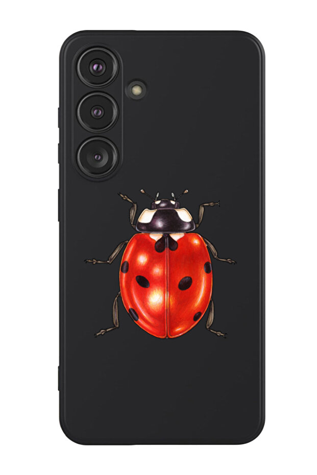 Protective Liquid Silicone Shockproof Case For Samsung Galaxy S24 Plus (Black) - ladybug