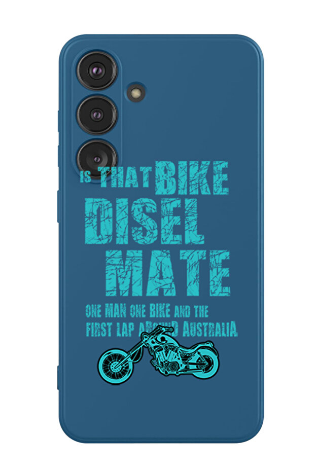 Protective Liquid Silicone Shockproof Case For Samsung Galaxy S24 Plus (Blue) - Bike diesel mate