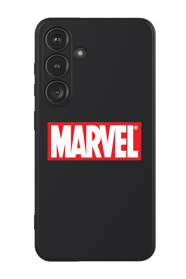 Protective Liquid Silicone Shockproof Case For Samsung Galaxy S24 Plus (Black) - Marvel
